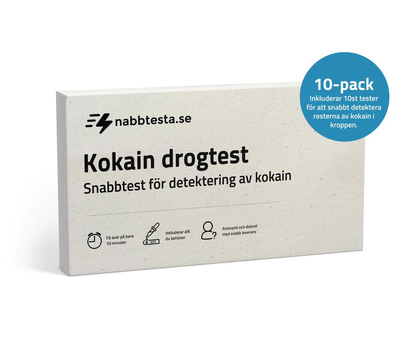 Kokain Drogtest - Snabbtest 10-pack