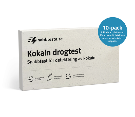 Kokain Drogtest - Snabbtest 10-pack